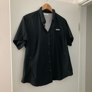 Columbia Black short sleeve top 1X